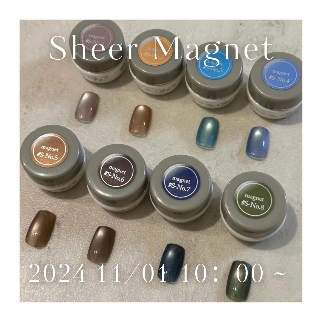 NEW【Sheer Magnet】販売開始◎