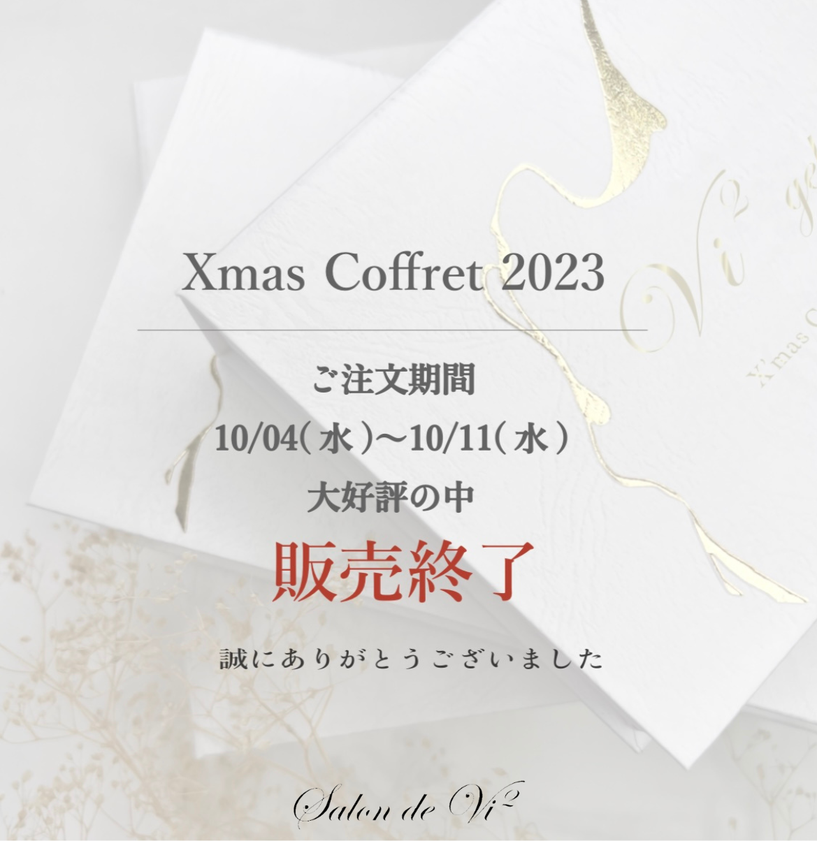 Xmas coffret 2023 | Salon de Vi2